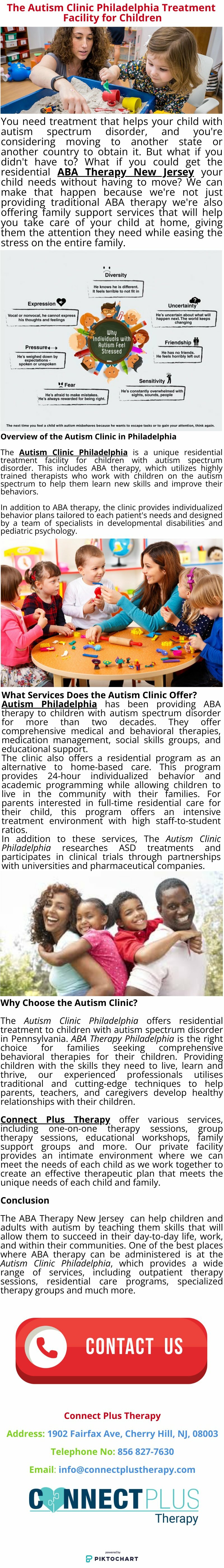 The Autism Clinic Philadelphia Treatment Facility for Children