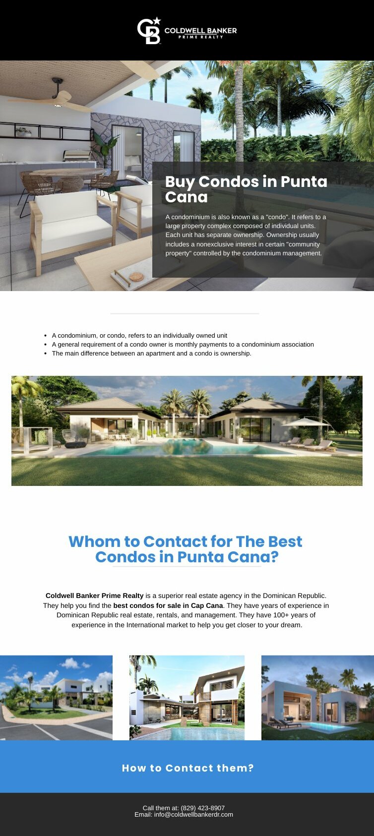 Buy Condos in Punta Cana | Piktochart Visual Editor