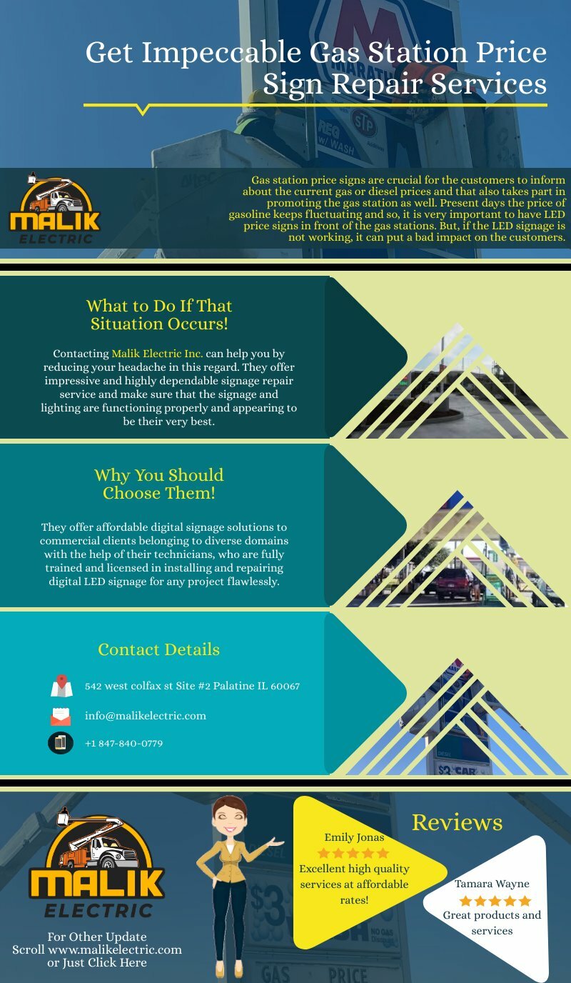 Get Impeccable Gas Station Price Sign Repair Services | Piktochart