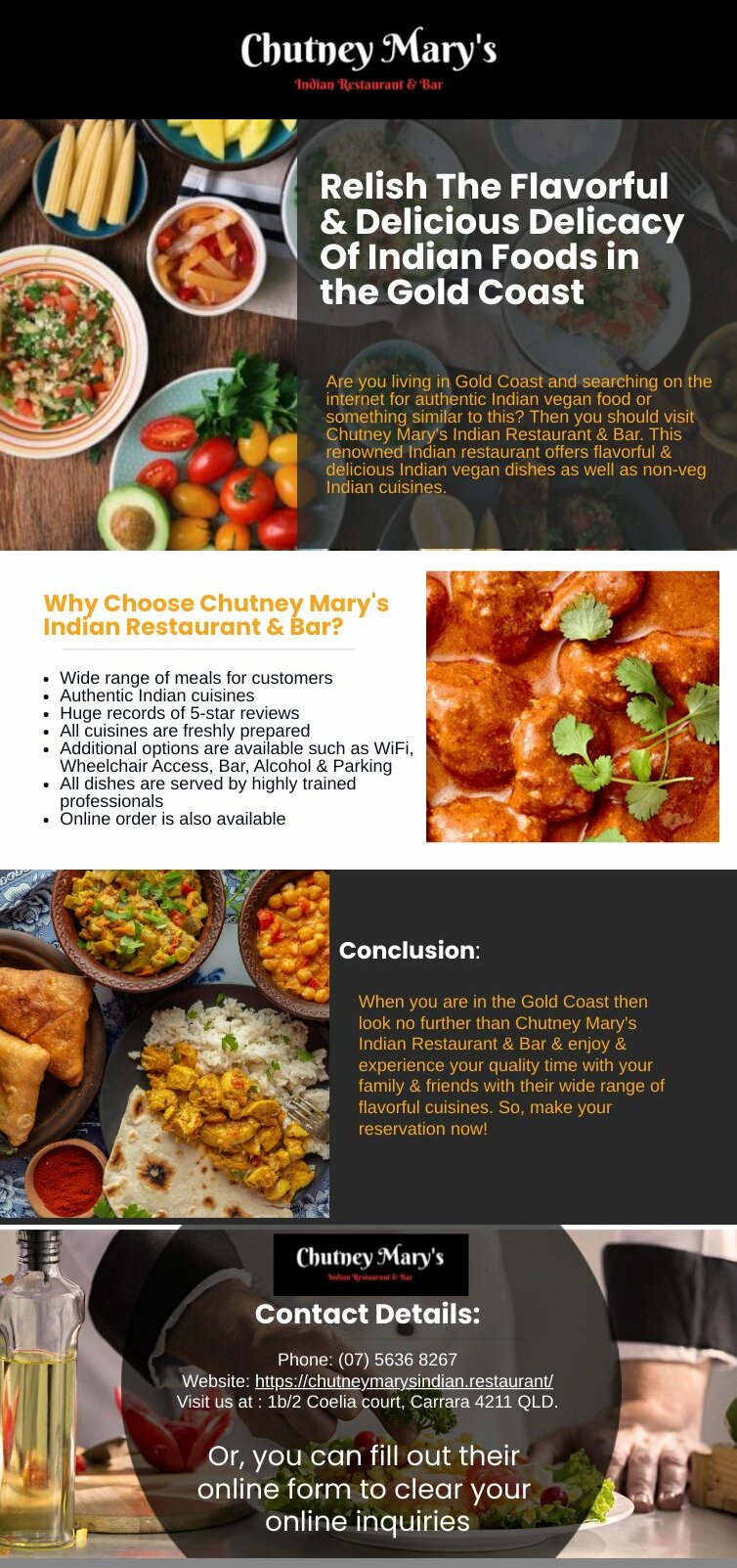Best indian takeaway gold coast Piktochart Visual Editor