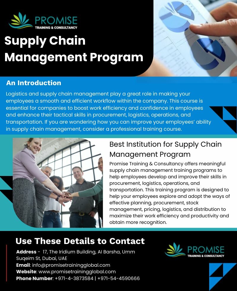 Supply Chain Management Program Piktochart Visual Editor