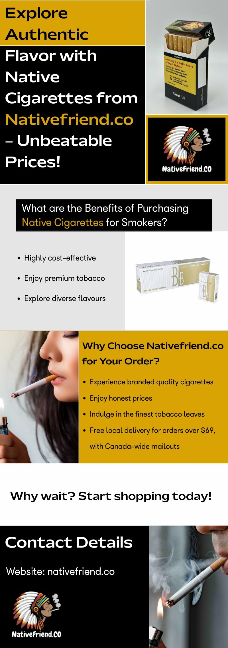 Buy Native Cigarettes Online Piktochart Visual Editor