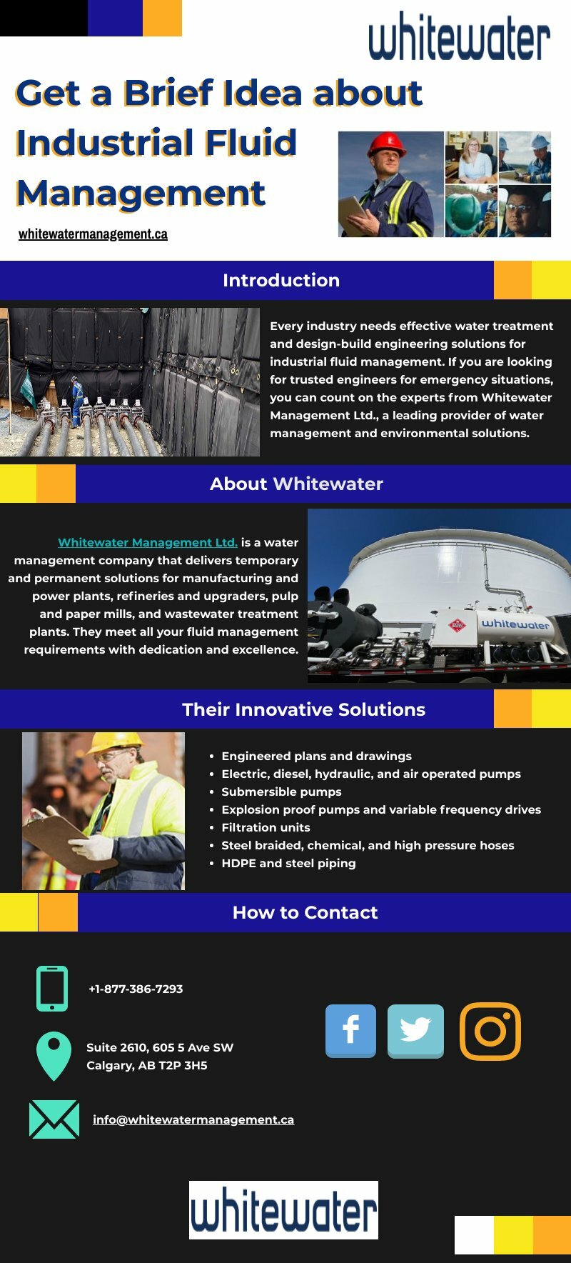 Get a Brief Idea about Industrial Fluid Management Piktochart Visual