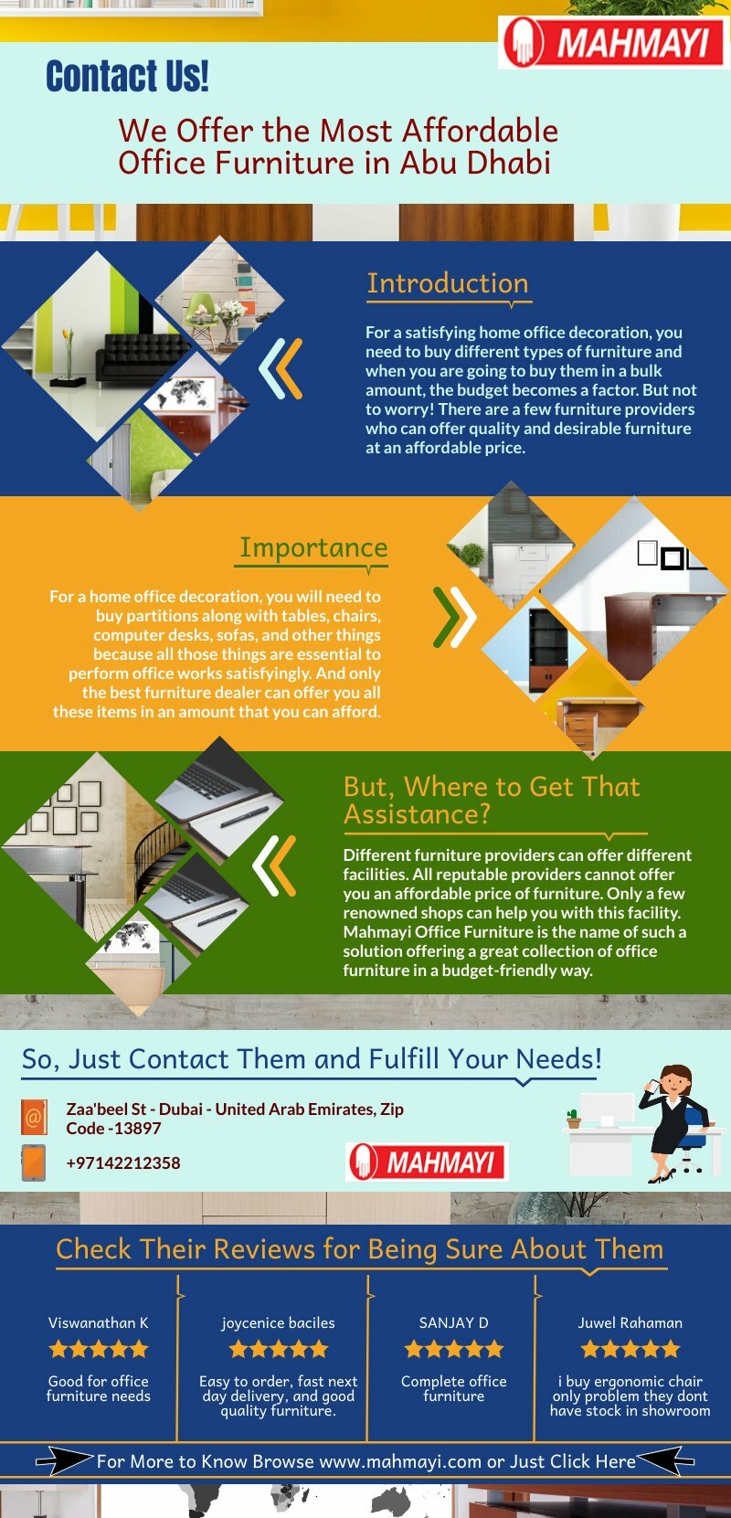 We Offer the Most Affordable Office Furniture in Abu Dhabi Piktochart