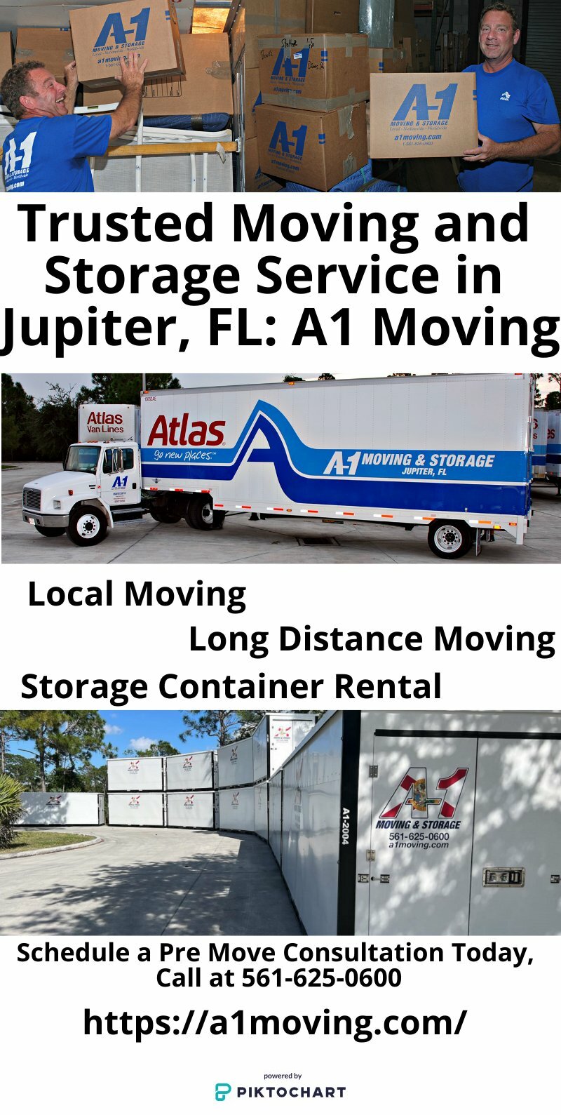 Jupiter Moving Company | Piktochart Visual Editor