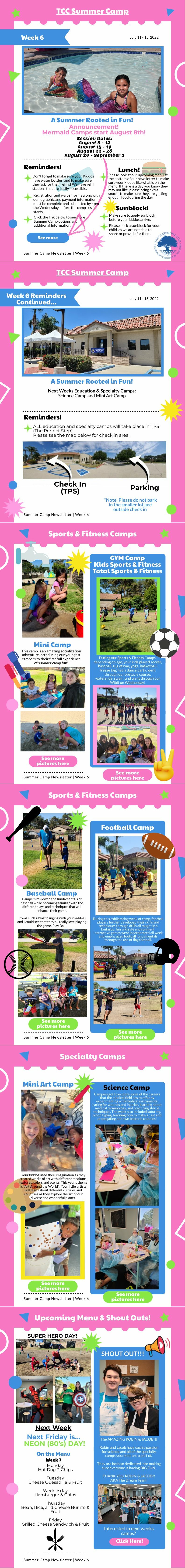 TCC Summer Camps Week 6 Piktochart Visual Editor