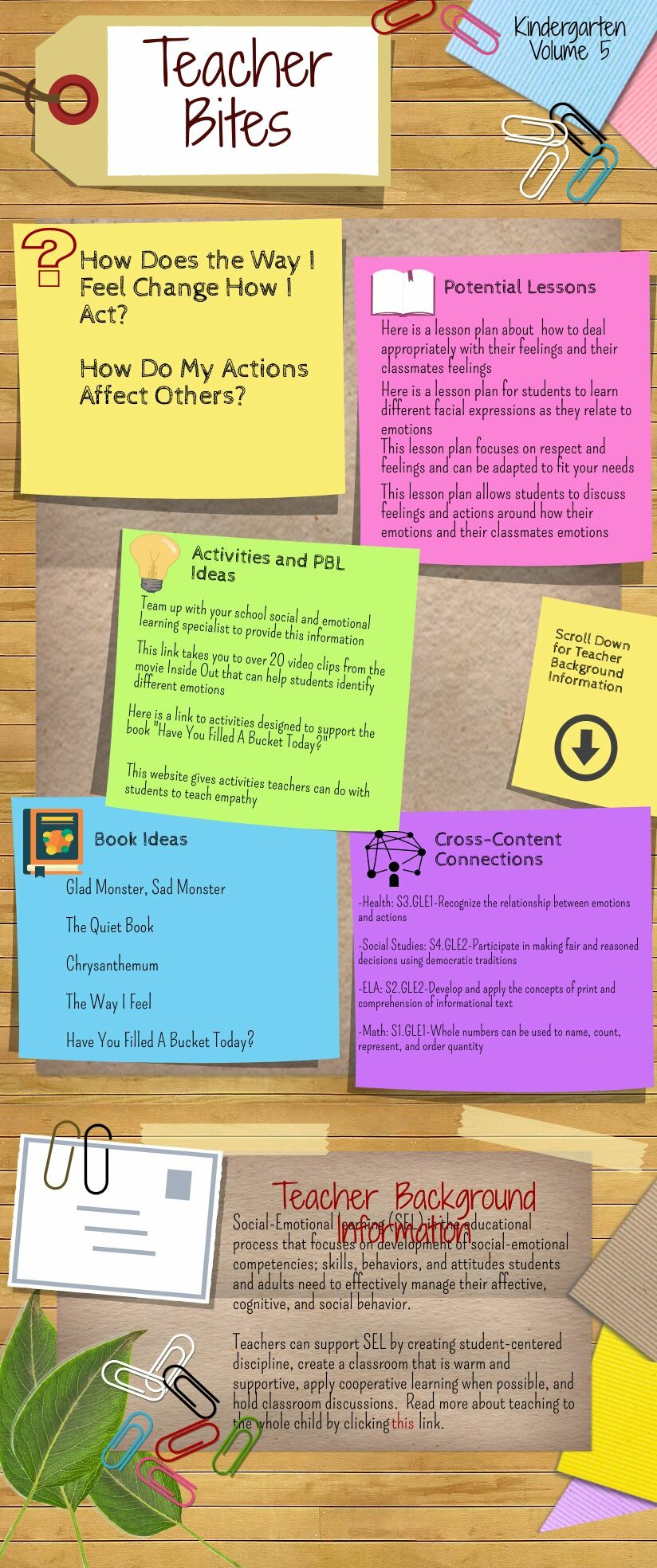 Kindergarten Volume 5 Teacher Guide Piktochart Visual Editor