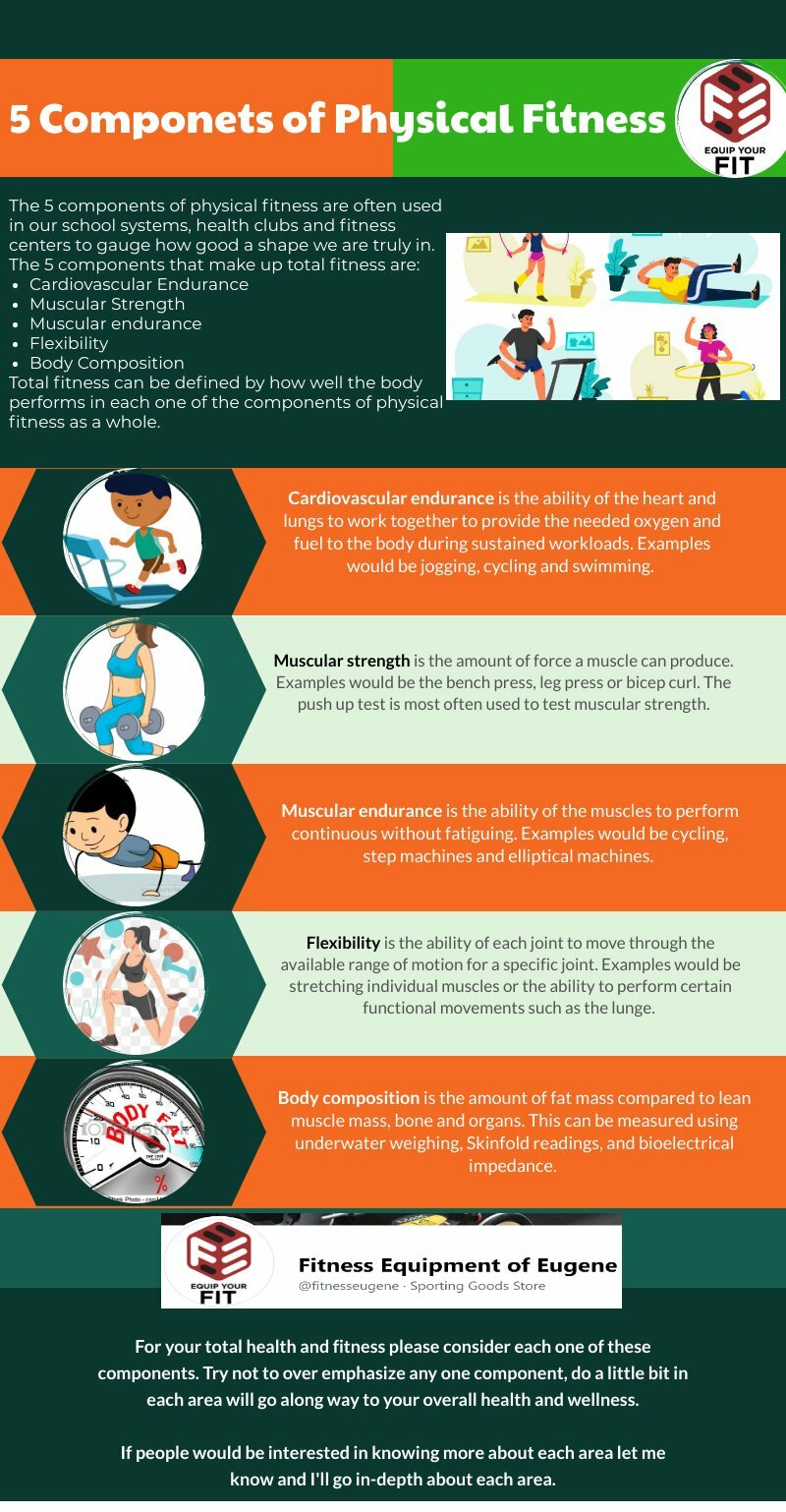 components of physical fitness | Piktochart Visual Editor