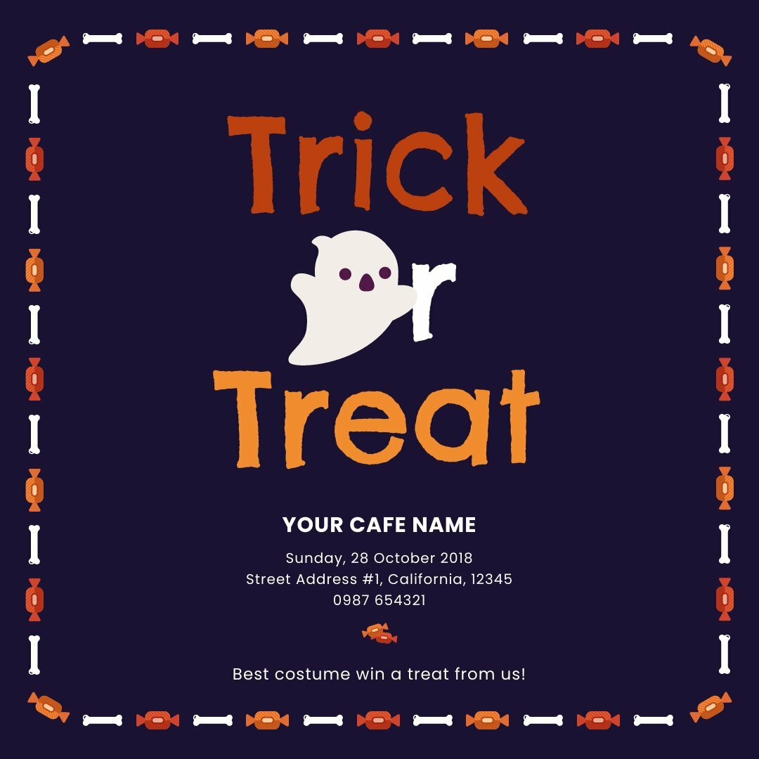 Word Halloween Party Template