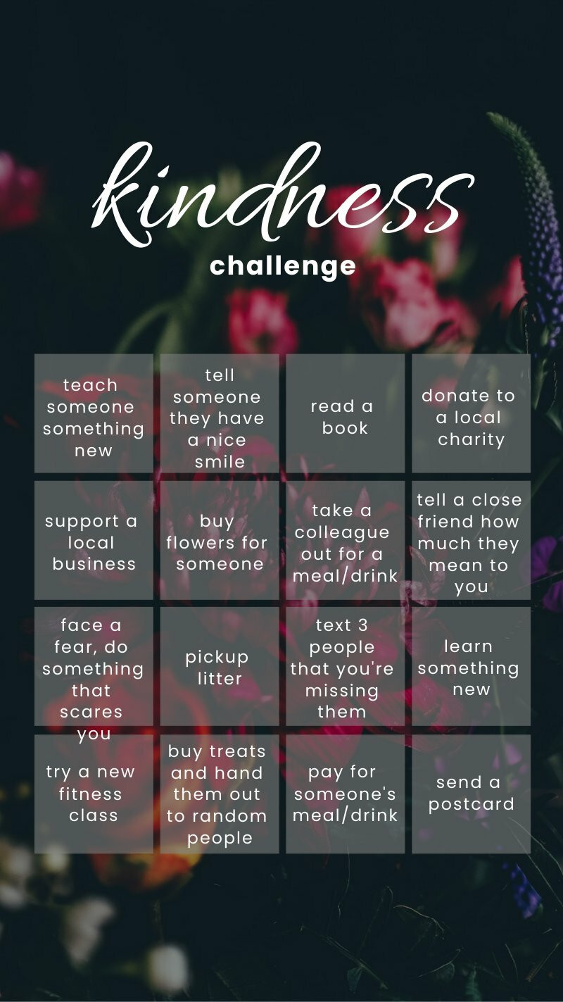 Kindness Challenge Instagram Story