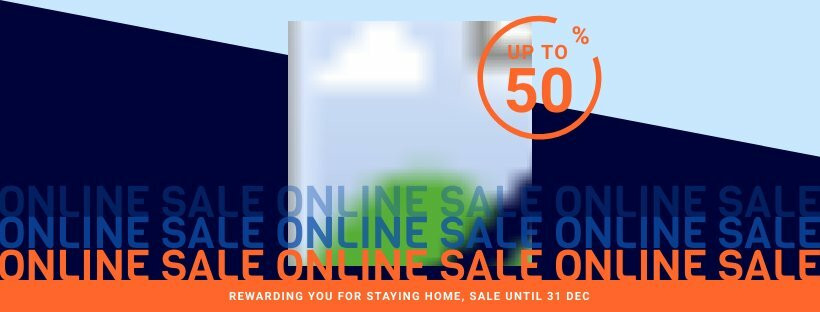 Online Sale Facebook Cover