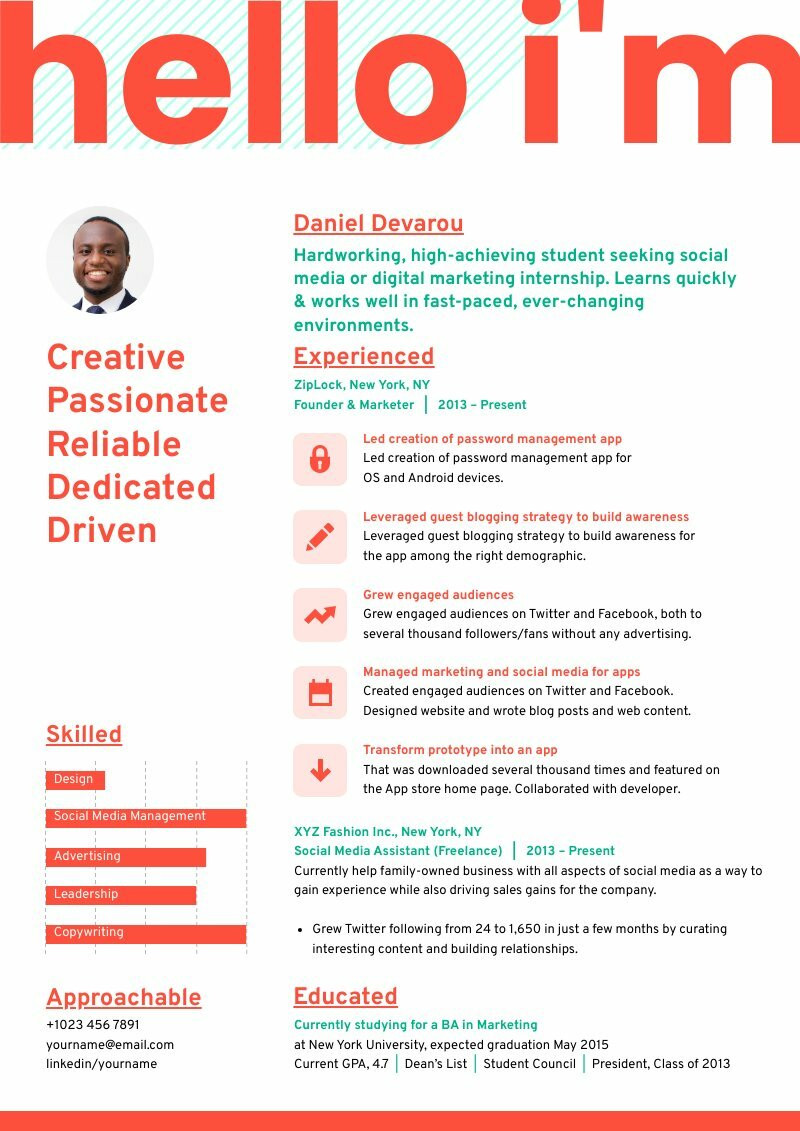 infographic resume images format converter