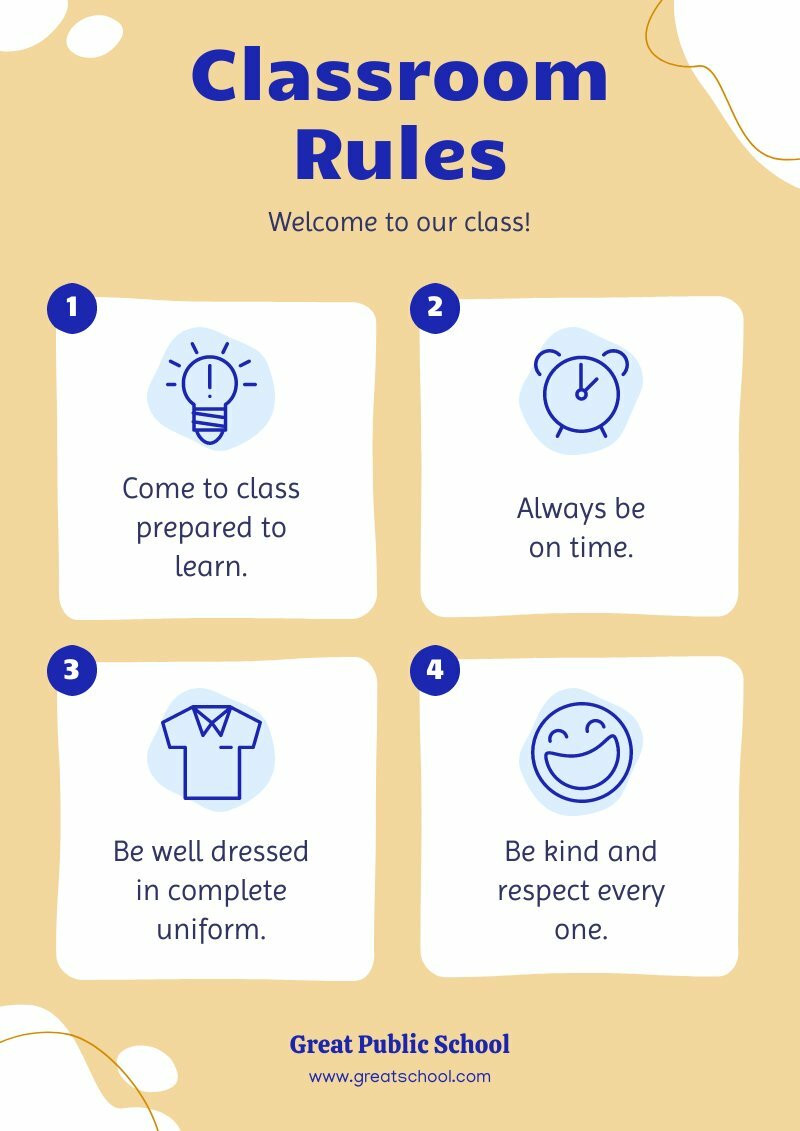 classroom-rules-artistic-poster-template-piktochart