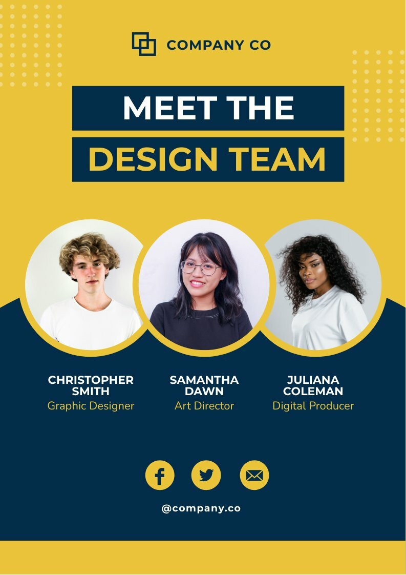Meet the Design Team Poster
