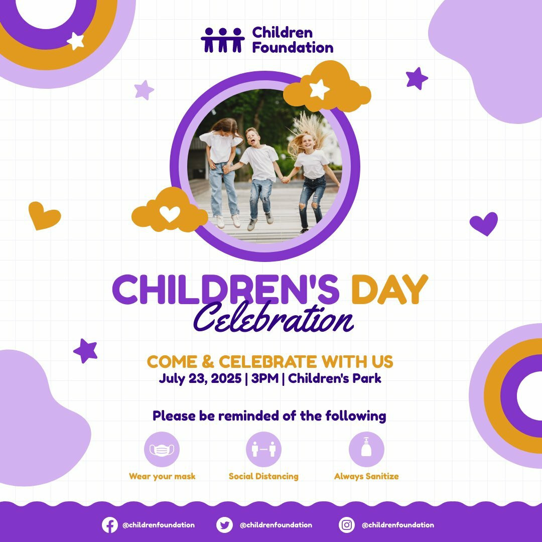 Children’s Day Celebration Instagram Post
