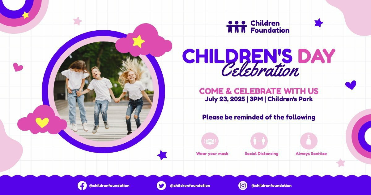 Children’s Day Celebration Instagram Facebook Post