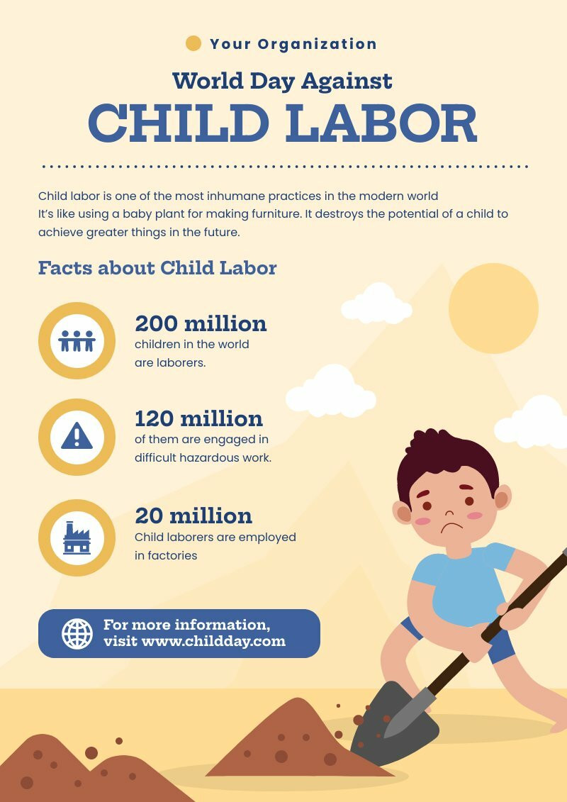 World’s Day Against Child Labor Poster