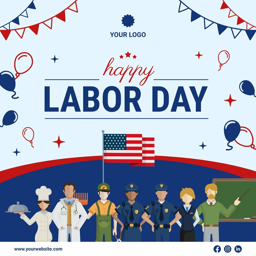 Labor Day Greetings Instagram Post