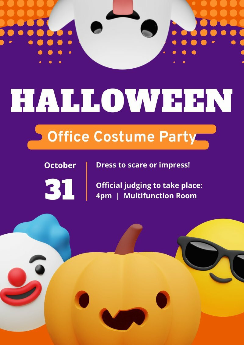 halloween-office-costume-party-free-cards-template-piktochart