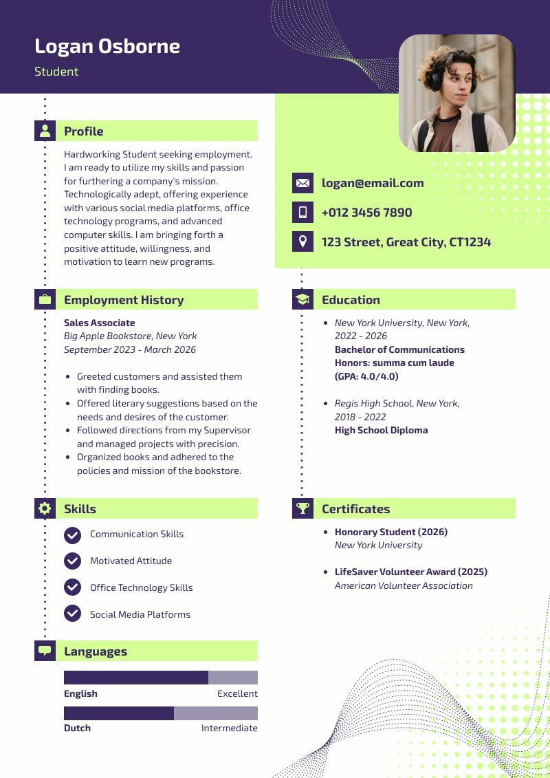 Fresher Simple Resume Format