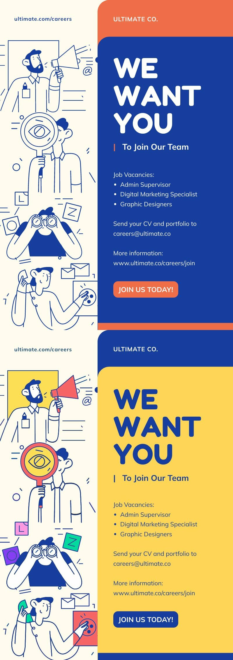 Hiring Poster Free Poster Template Piktochart 3489