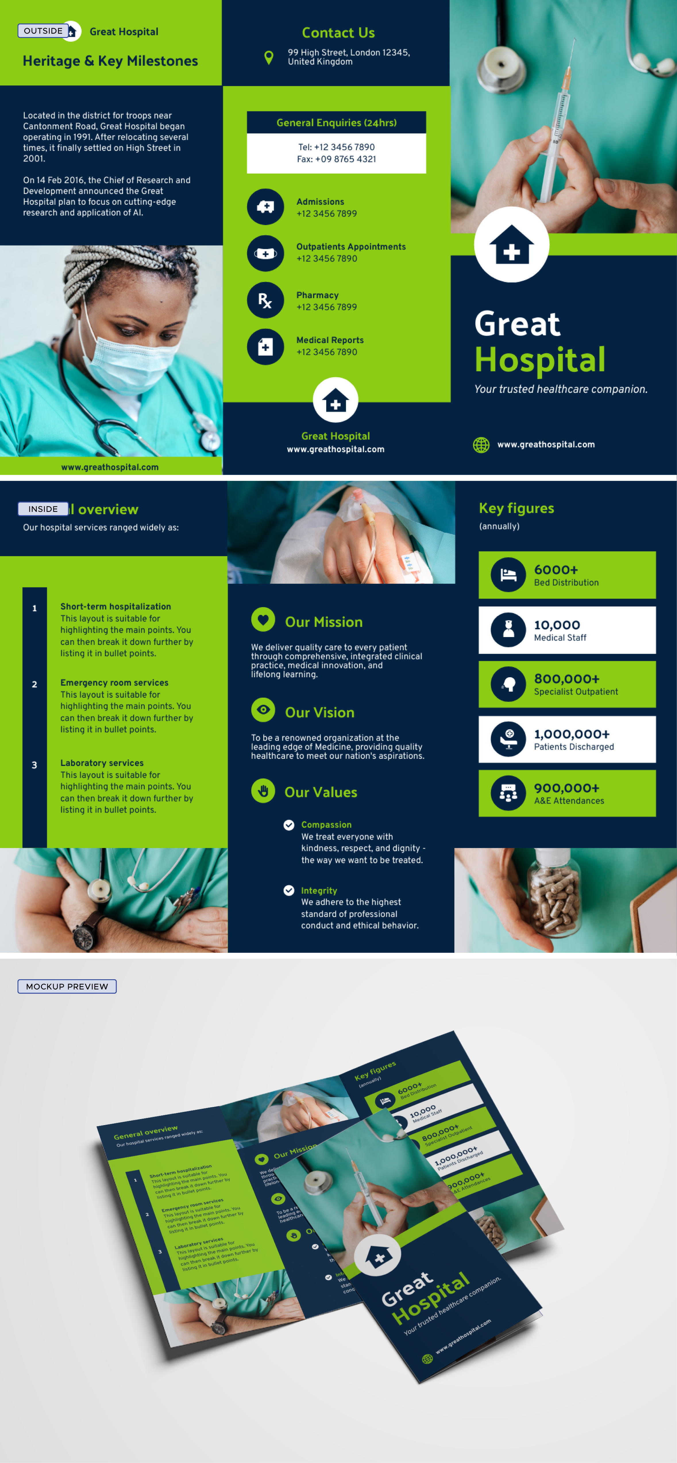 Brochure Medicina Vector at Curtis Gallegos blog