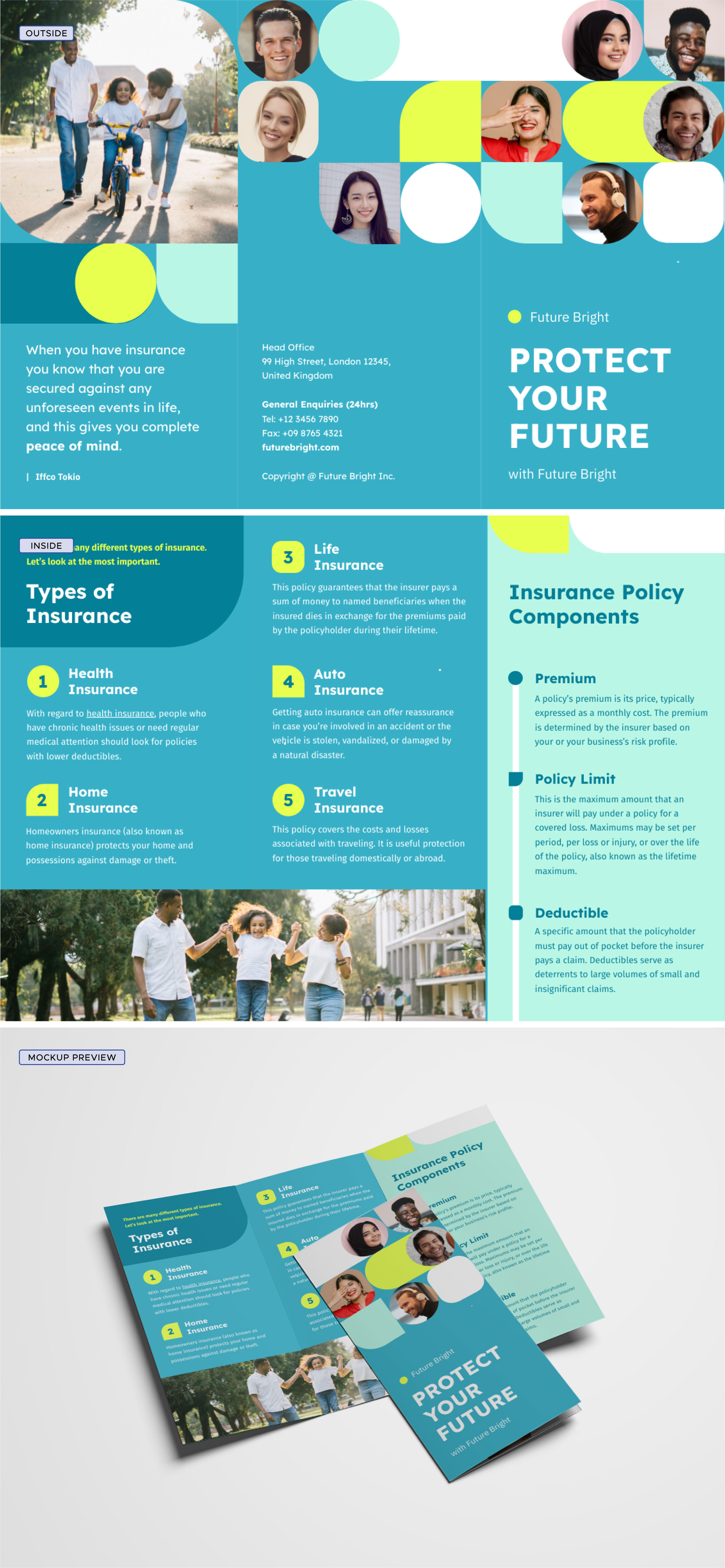 Health Insurance Brochure Piktochart