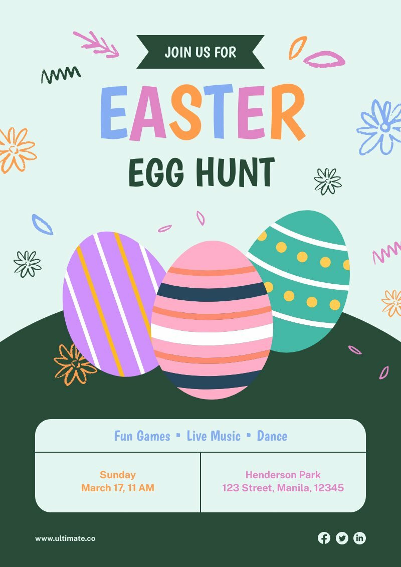 Easter Egg Poster - Piktochart