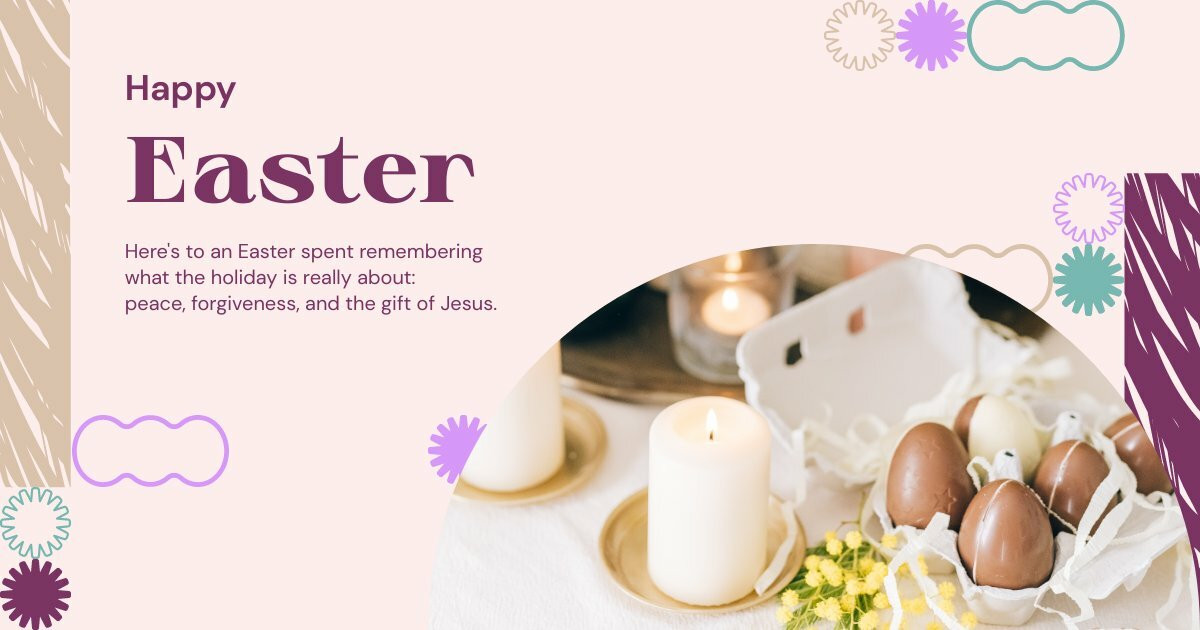 Easter Wishes Facebook Post
