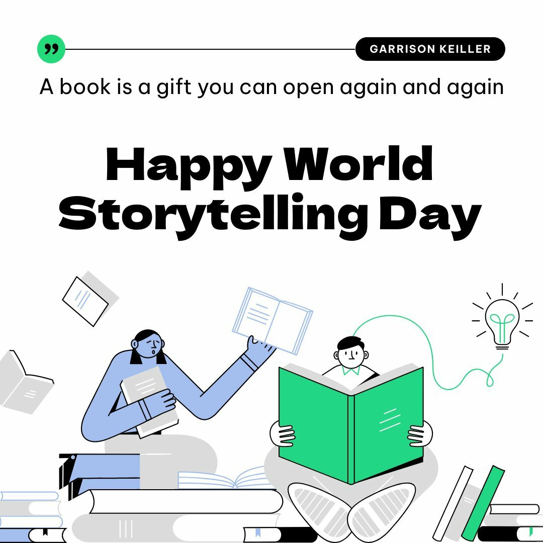 Happy World Storytelling Day Instagram Post