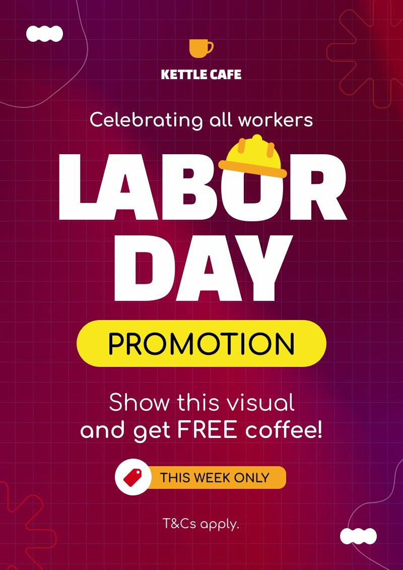 Labor Day Sale Poster