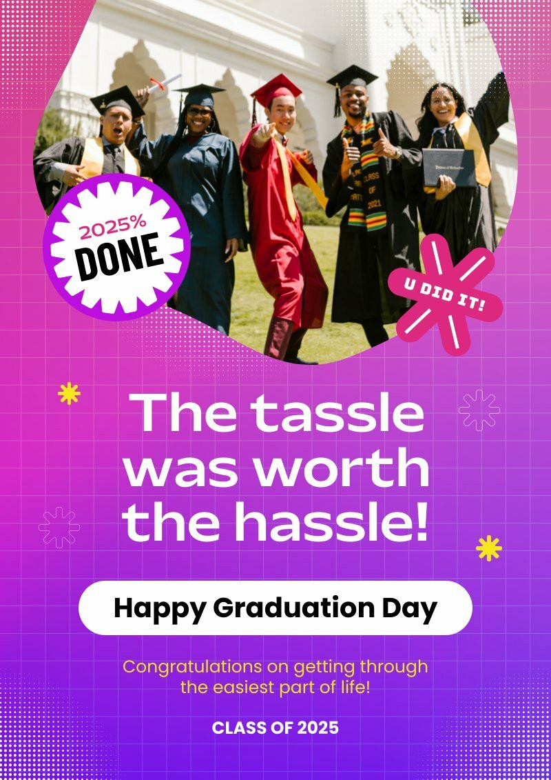 Funny Graduation Poster