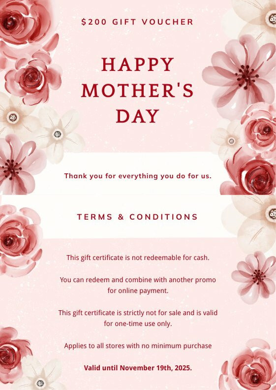 Mother’s Day Voucher