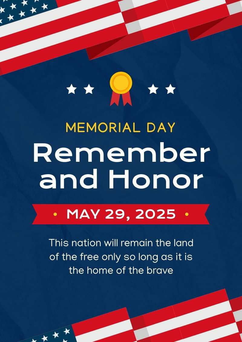 National Memorial Day Piktochart