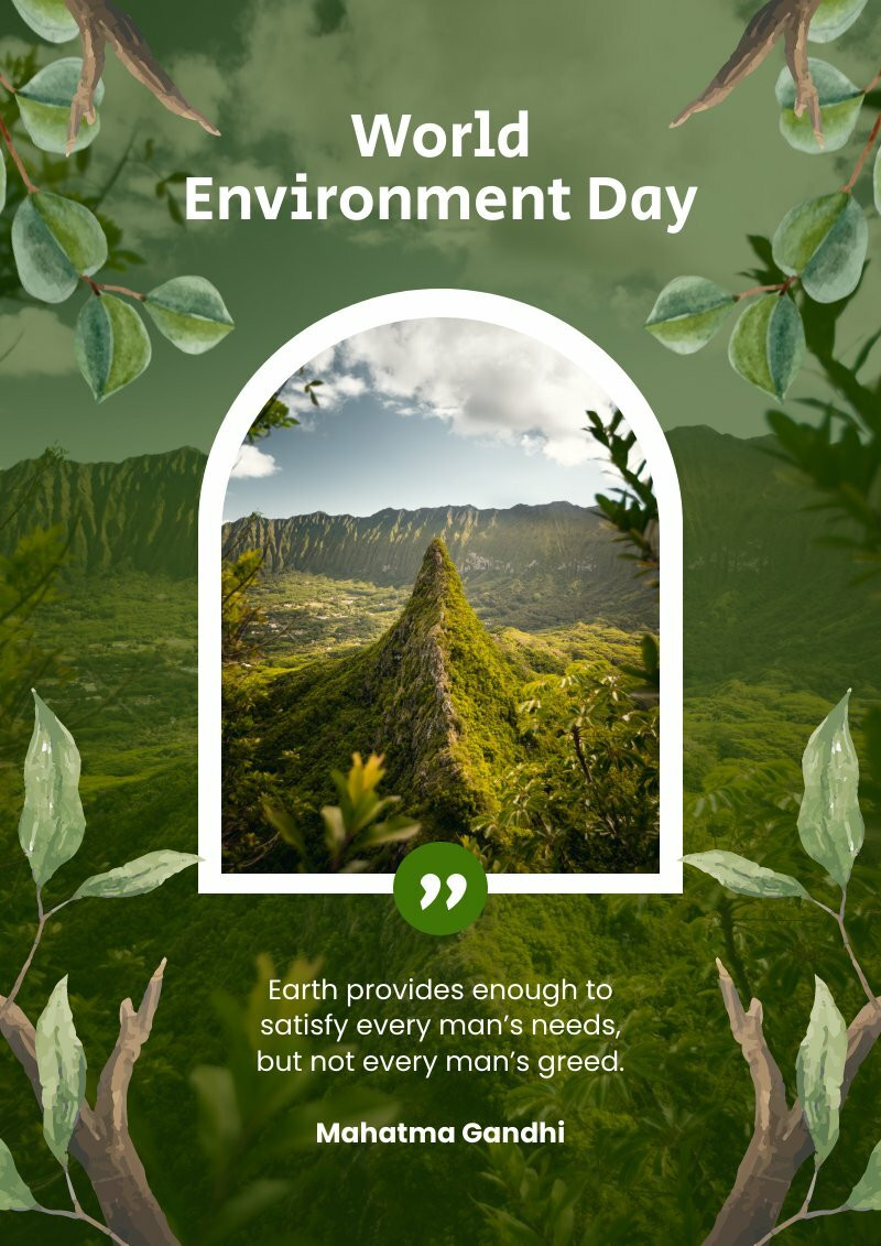 Environment Day Poster - Piktochart