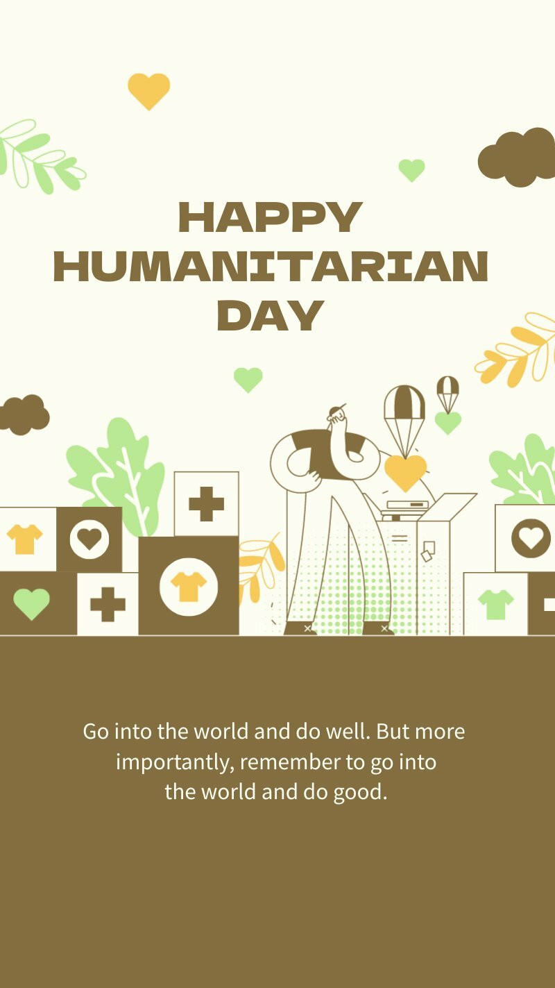 World Humanitarian Day Instagram Story