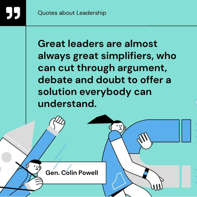 Quotes about Leadership Instagram Post