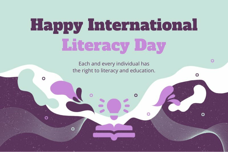 National Literacy Day Linkedin Post