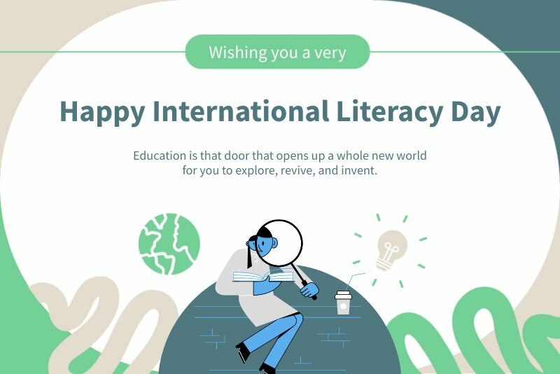 International Literacy Day Quotes Linkedin Post