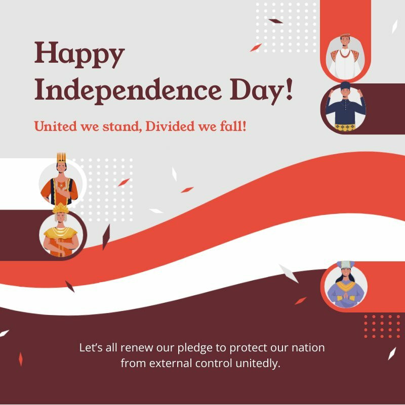 Indonesia Independence Day Celebration Instagram Post