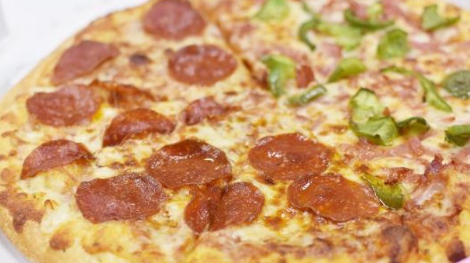 Entering Into The Shop Clients Are Greeted By A Yellow Backlit Menu With Wide Range Of Foods Mainly Pizza Combinations Dishes Including Calzones Entering Into The Shop Clients Are Greeted By A Yellow Backlit Menu With Wide Range Of Foods Mainly Pizza Combinations Dishes Including Calzones
