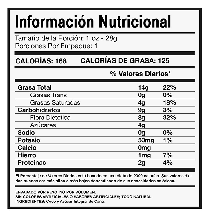 Cómo leer una tabla nutricional Calorías El contenido suele ...