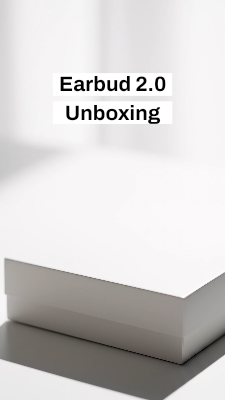 Minimalist Product Unboxing Flow video template preview