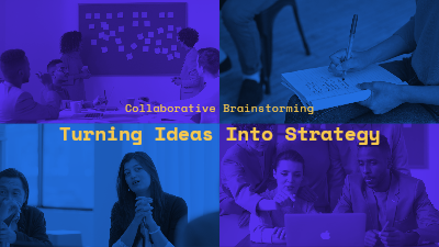 Collaborative Brainstorming Session video template preview