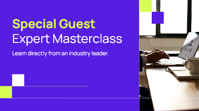 Expert Masterclass Guest Speaker video template preview