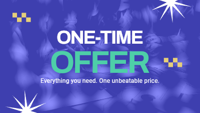 One Time Offer Digital Bundle video template preview