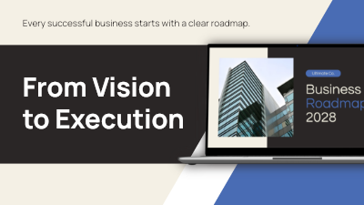 Business Roadmap Pitch Deck Highlights video template preview